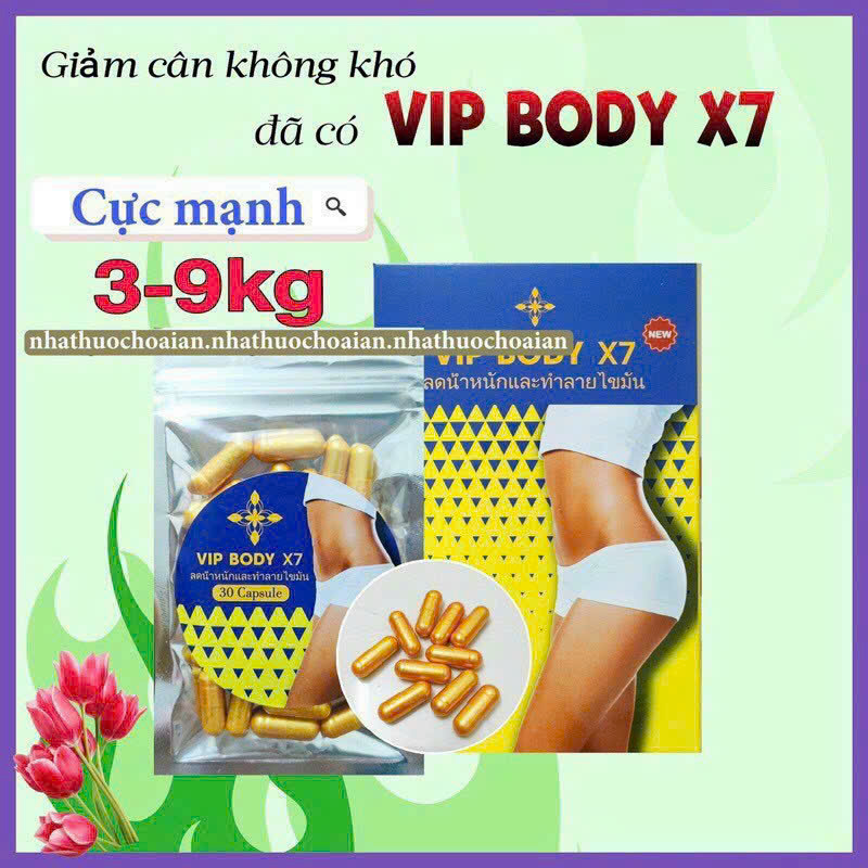 VIP Body X7 - Viên Giảm Cân Cao Cấp